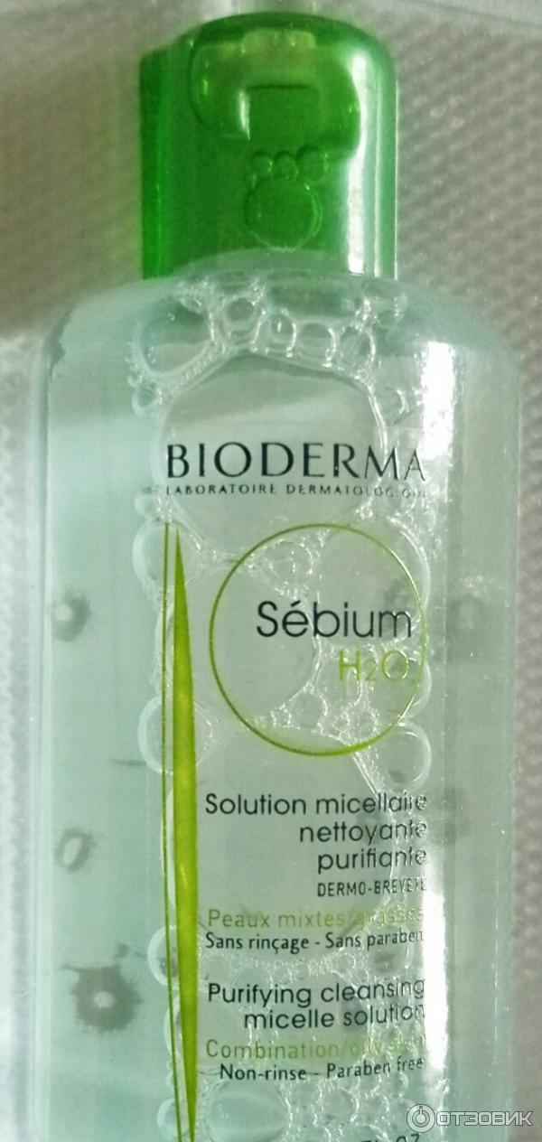 Мицеллярный раствор для жирной и смешанной кожи Bioderma Sebium H2O фото