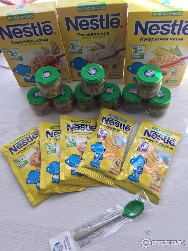 Детские каши Nestle фото