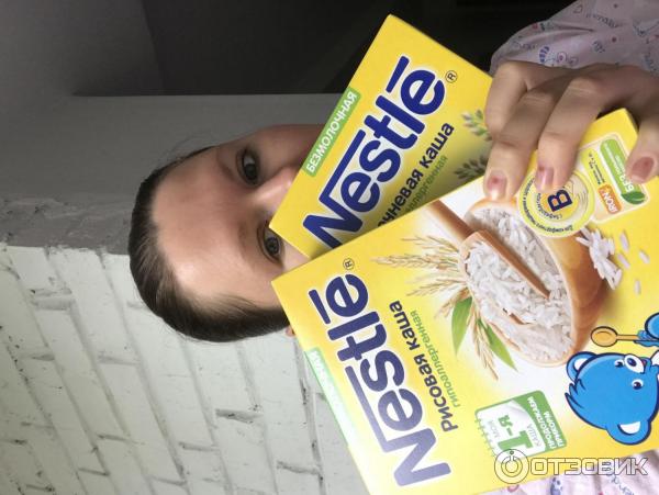 Детские каши Nestle фото