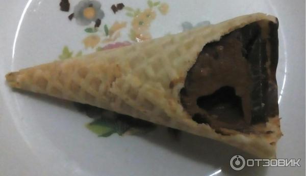 Рожок с шоколадной варенкой Коровка из Кореновки фото