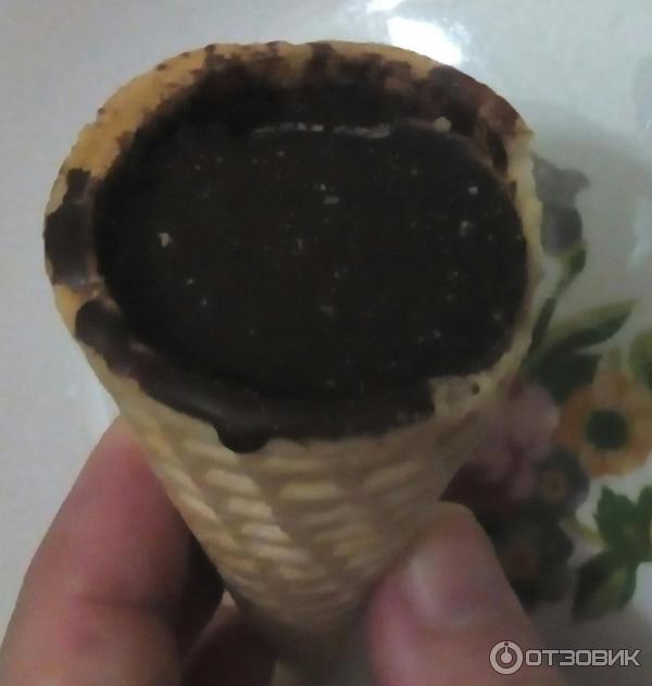 Рожок с шоколадной варенкой Коровка из Кореновки фото