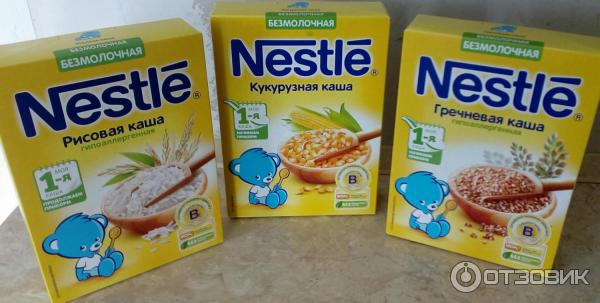 Мы выбираем каши Nestle!