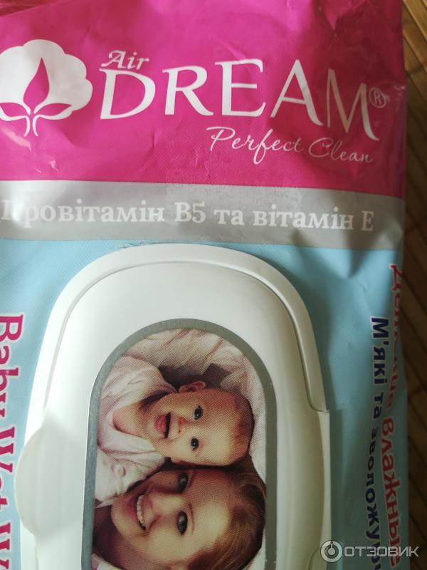 Детские влажные салфетки Air Dream фото