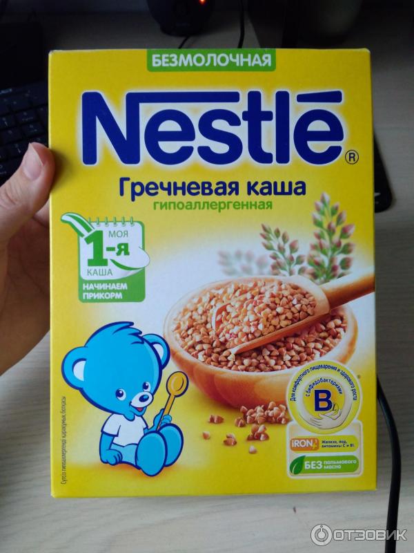 Детские каши Nestle фото