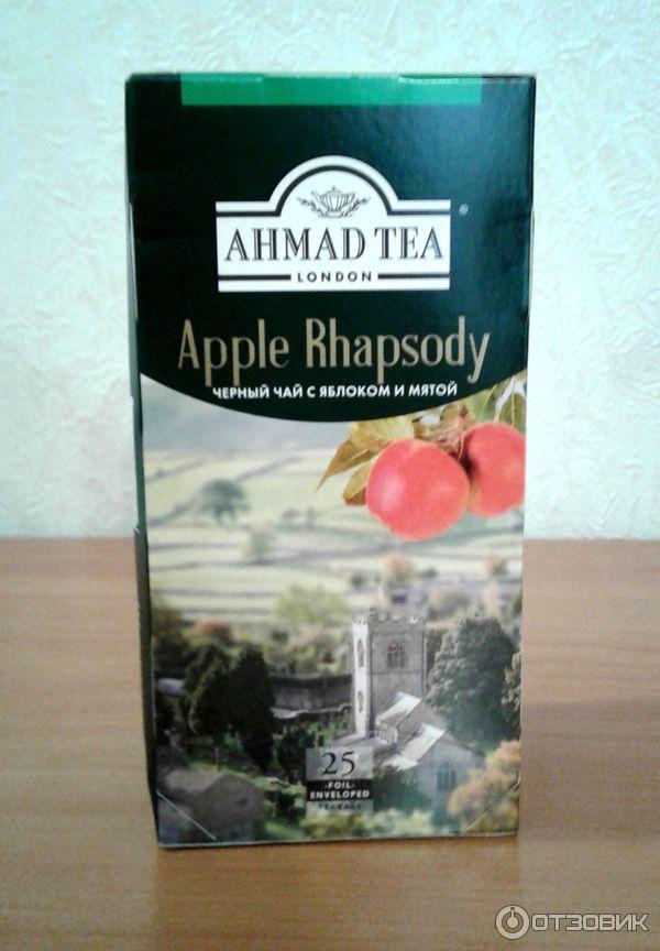 Чай AHMAD TEA Apple Rhapsody c яблоком и мятой фото