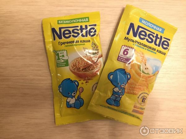 Детские каши Nestle фото