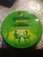 Свеча от комаров Gardex фото
