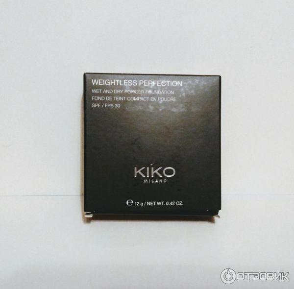 Пудра Kiko Milano WEIGHTLESS PERFECTION WET AND DRY POWDER фото