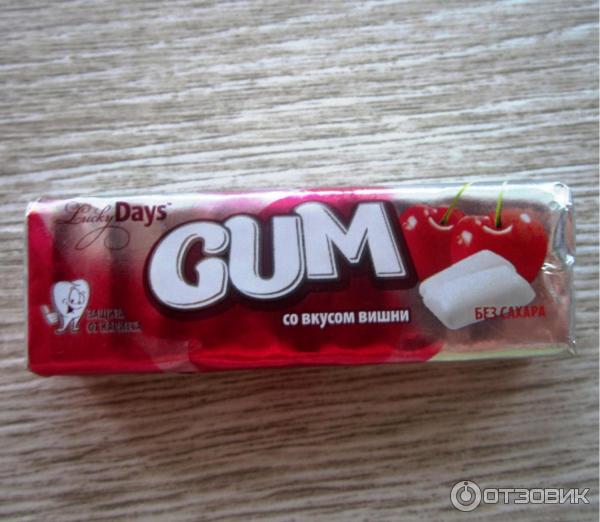 Жевательная резинка GUM с вишней