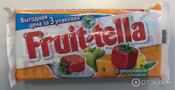 Жевательные конфеты Fruit-tella фото