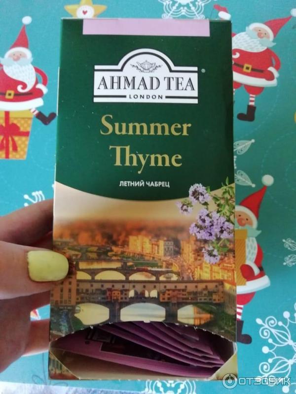 Чай черный байховый листовой Ahmad Tea SUMMER THYME фото