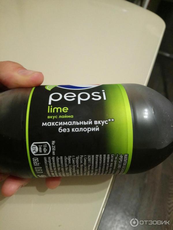 Газированный напиток Pepsi Lime фото