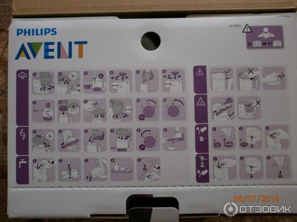 Пароварка-блендер Essential SCF862/02, Philips AVENT фото