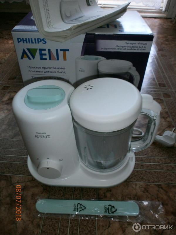 Пароварка-блендер Essential SCF862/02, Philips AVENT фото