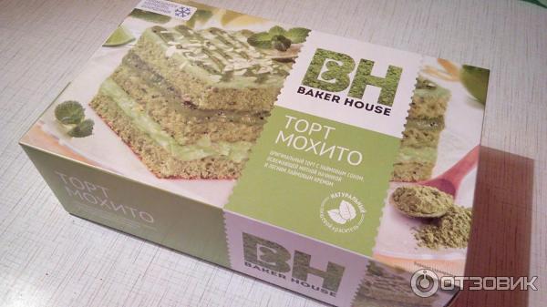 Торт бисквитный Baker House Мохито фото