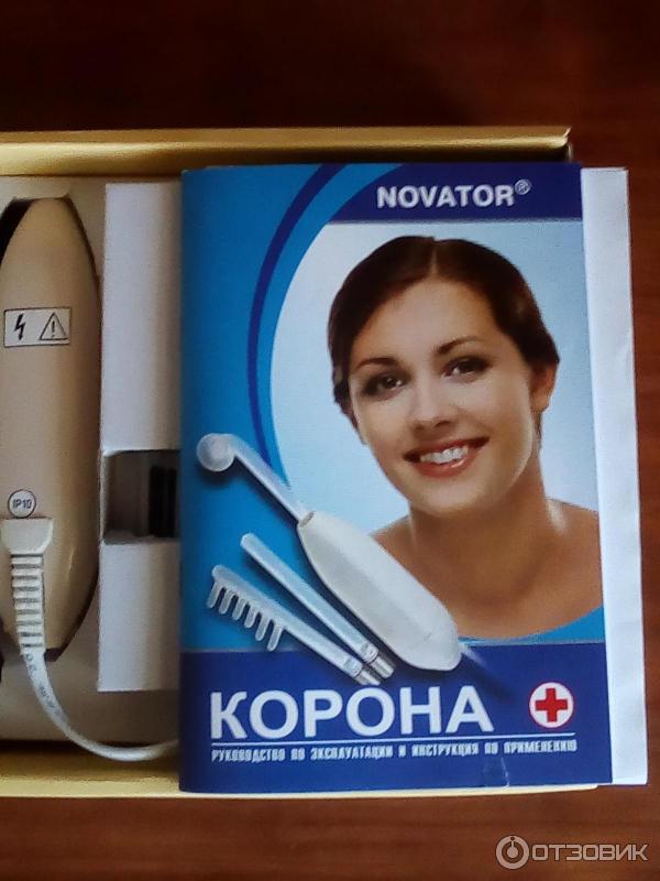 Аппарат для местной дарсонвализации Новатор Корона фото