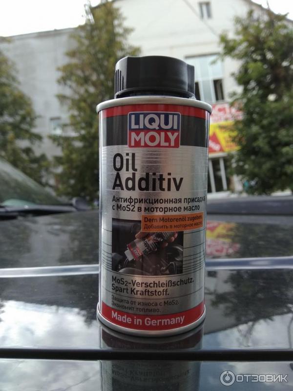 Антифрикционная присадка в двигатель Liqui Moly с дисульфидом молибдена Mo2S фото