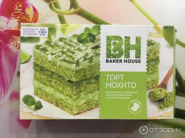 Торт бисквитный Baker House Мохито фото