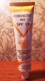 ACHROACTIVE MAX spf 15 крем защитный с отбеливающим действием фото