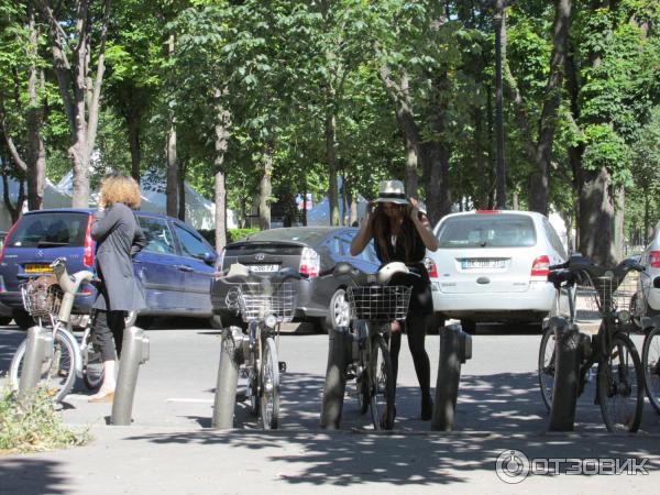 Прокат велосипедов в Париже