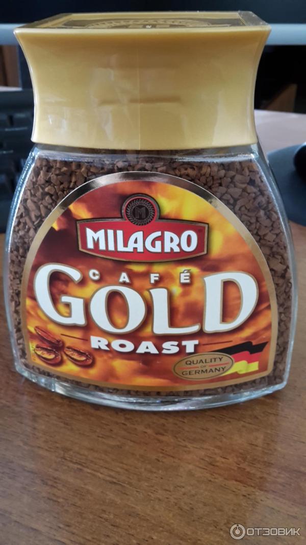 Растворимый кофе Milagro Gold roast фото