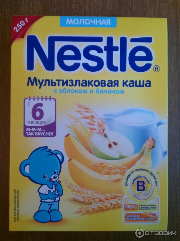 Детские каши Nestle фото