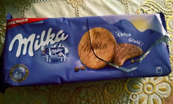 Печенье Milka Choco Grains фото