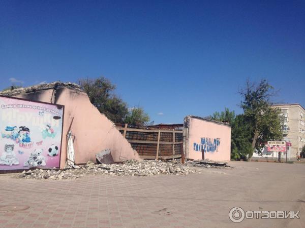 Фролово, сгоревший магазин одежды