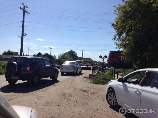 Закрытый переезд в городе фролово