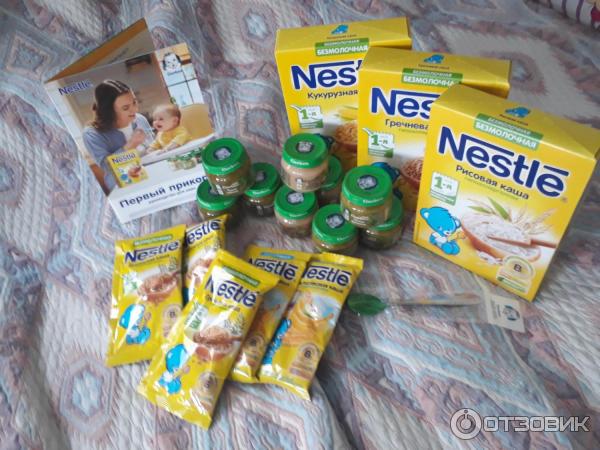 первый прикорм кашками Nestle