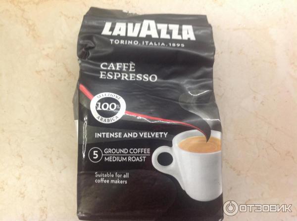 Кофе молотый Lavazza Espresso 100% арабика фото