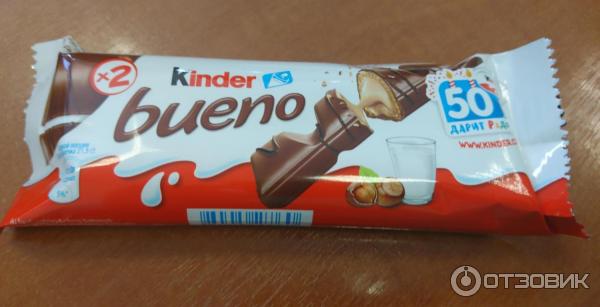 Вафли Kinder bueno фото