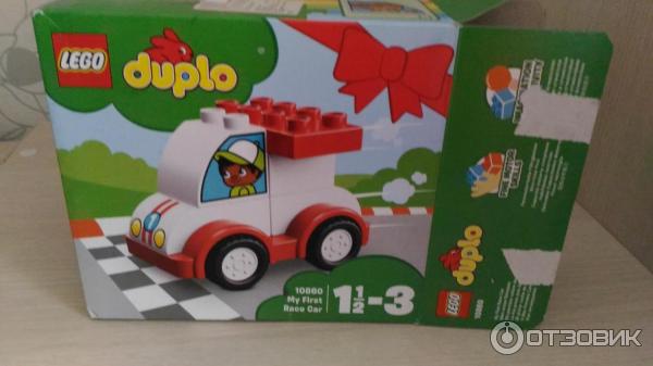 Конструктор Lego Duplo Мой первый гоночный автомобиль фото