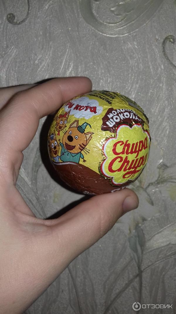 Шоколадный шар Chupa Chups 3 Кота фото