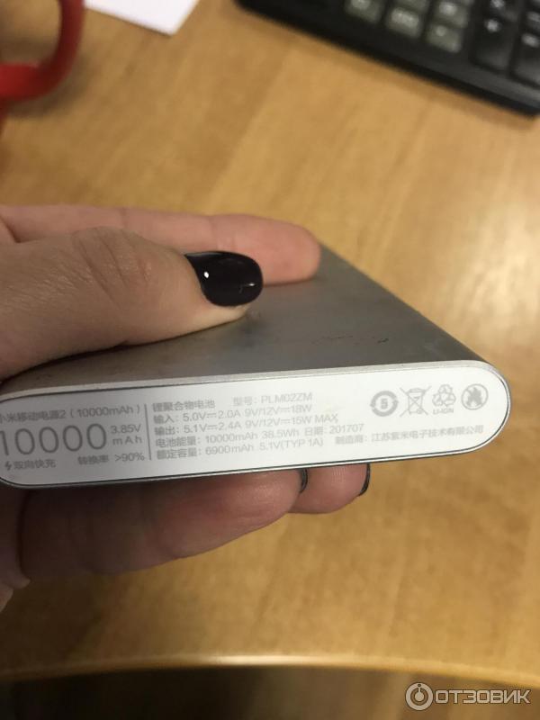 Внешний аккумулятор Xiaomi Mi Power Bank 2i 10000 mAh фото