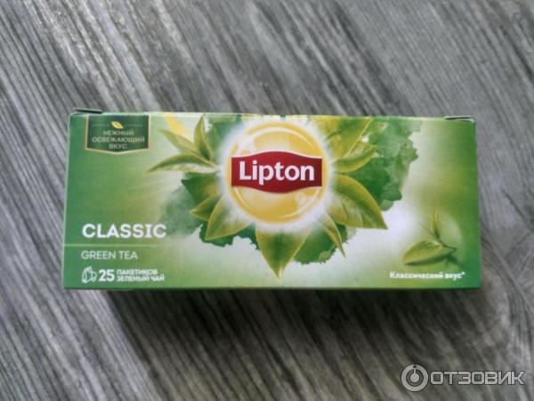 Зеленый чай Lipton Classic Green Tea фото