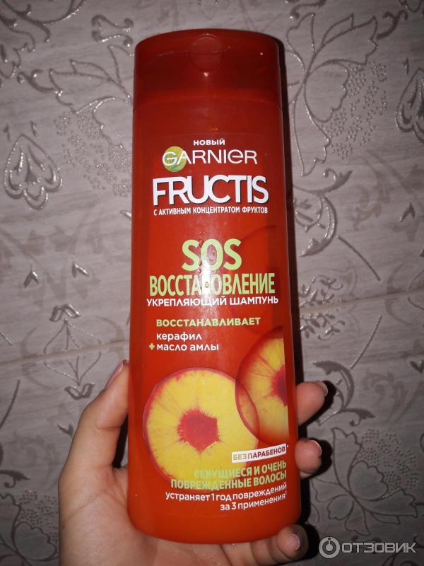 Шампунь Garnier Fructis SOS восстановление фото