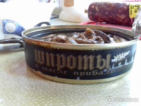 Шпроты в масле Консервы Прибалтийские мелкие фото