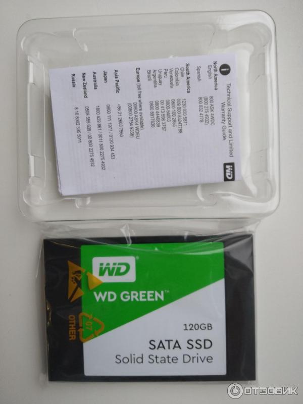 SSD накопитель WD Green WDS120G2G0A 120Гб фото