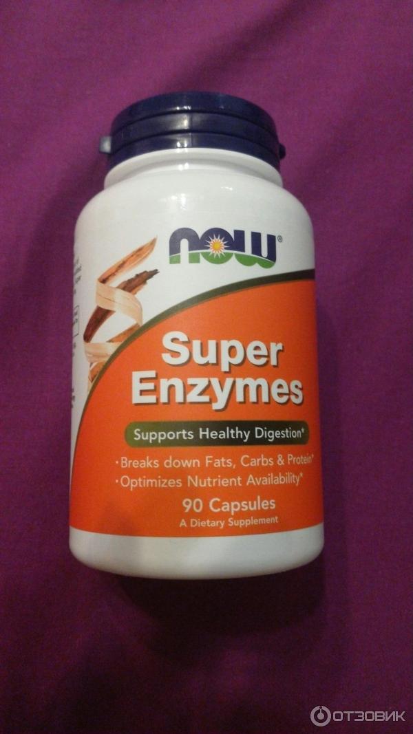 Пищеварительные ферменты Now Foods Super Enzymes фото