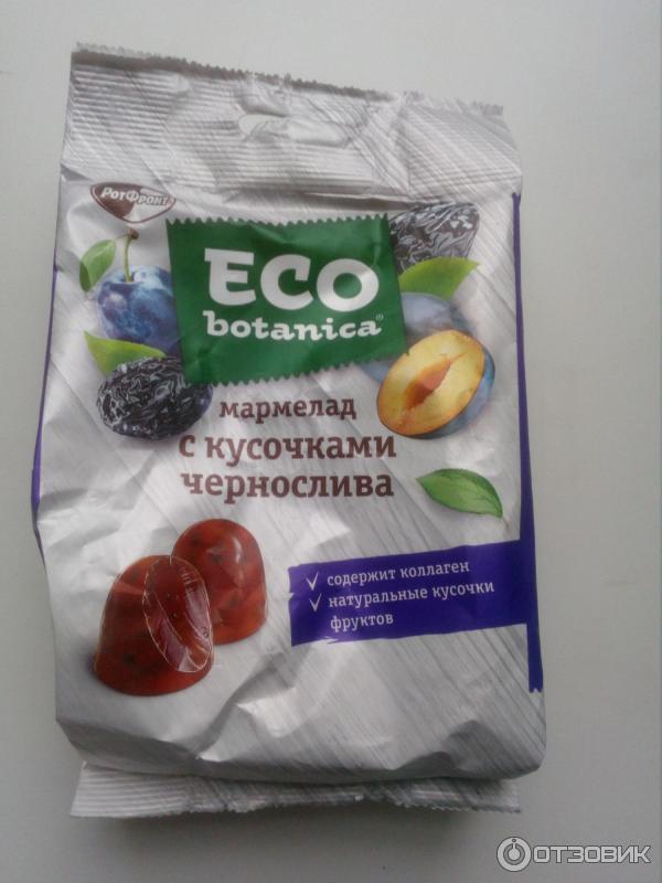 Мармелад Eco Botanica с кусочками чернослива фото