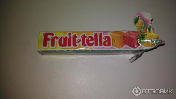 Жевательная конфета Fruit-tella Тутти-фрутти с фруктовым соком фото