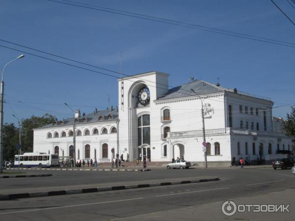 Вид вокзала с Вокзальной площади.