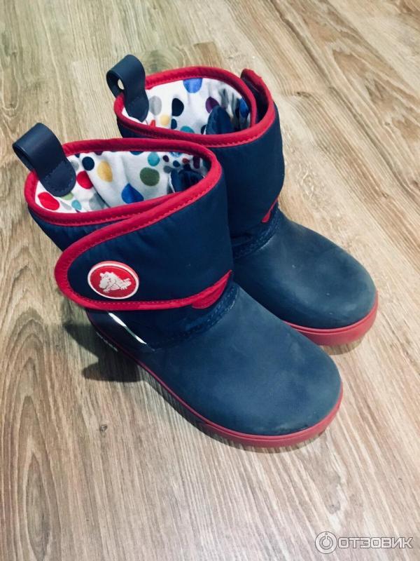 Детские сапожки Crocs Kids Crocband Gust Boot фото