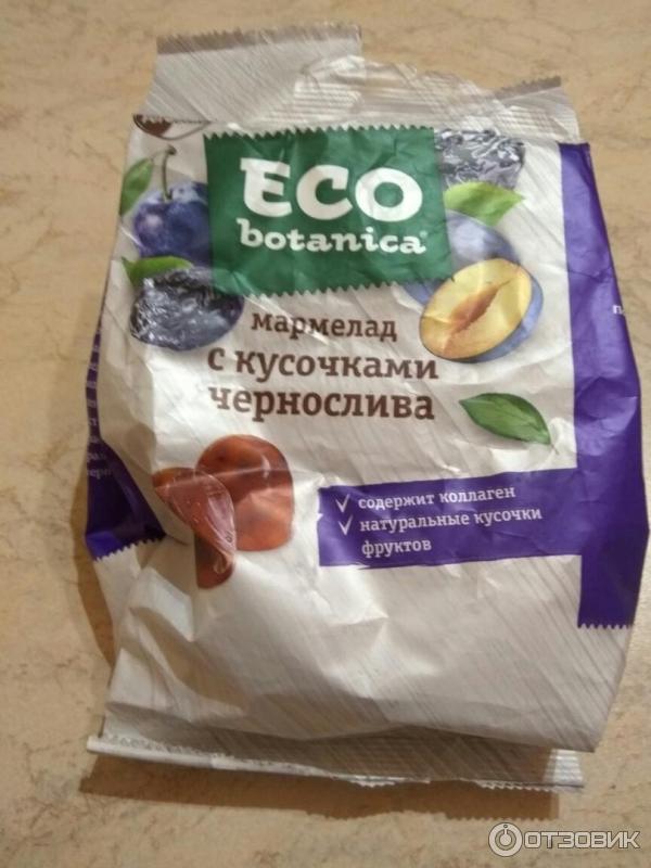 Мармелад Eco Botanica с кусочками чернослива фото