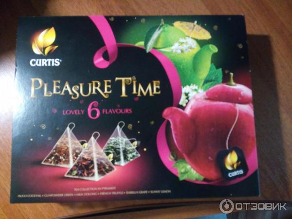 Набор чая в пирамидках ассорти Curtis Pleasure Time фото