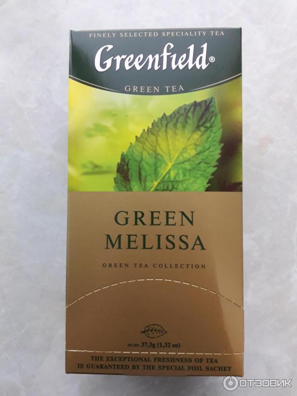 Чай зеленый с мелиссой Greenfield Green Melissa фото