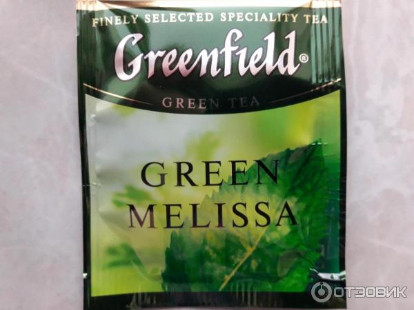 Чай зеленый с мелиссой Greenfield Green Melissa фото