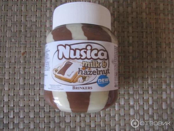 Паста сливочно-ореховая Brinkers Food B.V. Nusica Milk& Hazelnut Spread фото