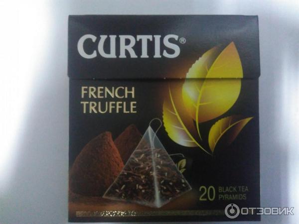 Чай черный Curtis French Truffle Французский трюфель в пирамидках фото